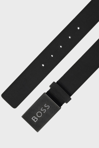 Boss Hakiki Deri Erkek Kemer 50471333 001 SİYAH - 6