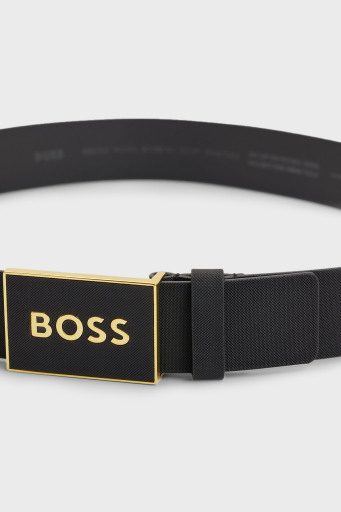 Boss Hakiki Deri Erkek Kemer 50471333 002 SİYAH - 8