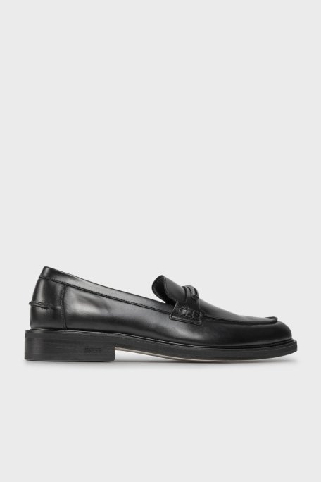 Boss Hakiki Deri Loafer Erkek Ayakkabı 50512661 001 SİYAH - 1