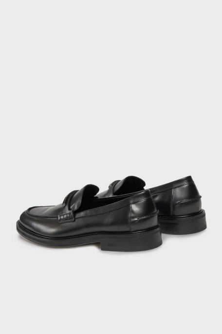 Boss Hakiki Deri Loafer Erkek Ayakkabı 50512661 001 SİYAH - 3