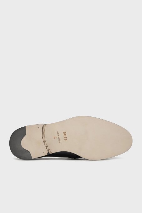 Boss Hakiki Deri Loafer Erkek Ayakkabı 50512661 001 SİYAH - 4
