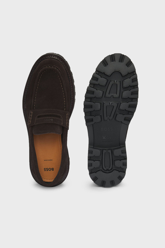 Boss Hakiki Deri Loafer Erkek Ayakkabı 50523080 201 KAHVE - 3