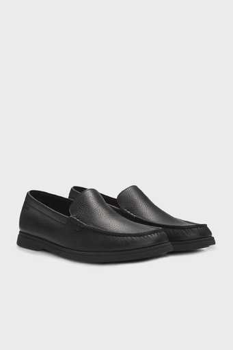 Boss Hakiki Deri Loafer Erkek Ayakkabı 50536173 005 SİYAH - 3