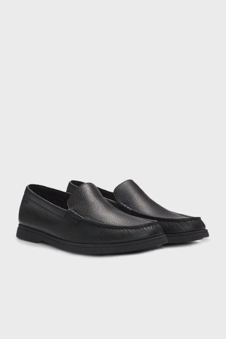 Boss Hakiki Deri Loafer Erkek Ayakkabı 50536173 005 SİYAH - 3