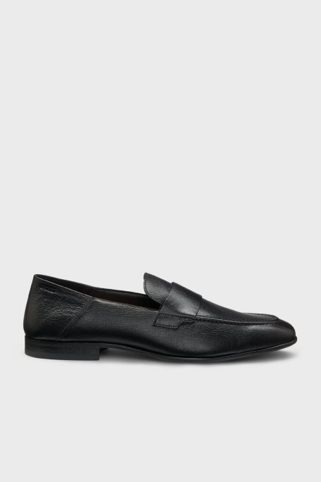 Boss Hakiki Deri Loafer Erkek Ayakkabı 50548074 001 SİYAH - 1