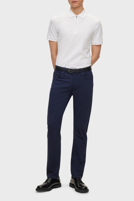 Boss Kırışıklık Önleyici Streç Jarseden Slim Fit Jeans Erkek Kot Pantolon 50500729 404 LACİVERT - 8