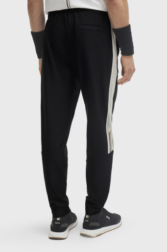 Boss Kontrast Şeritli Belden Bağlamalı Cepli Regular Fit Erkek Pantolon 50506163 001 SİYAH - 9