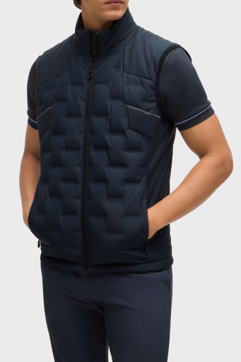 Boss Kuş Tüyü Dolgulu Regular Fit Şişme Erkek Yelek 50514343 402 LACİVERT - 7