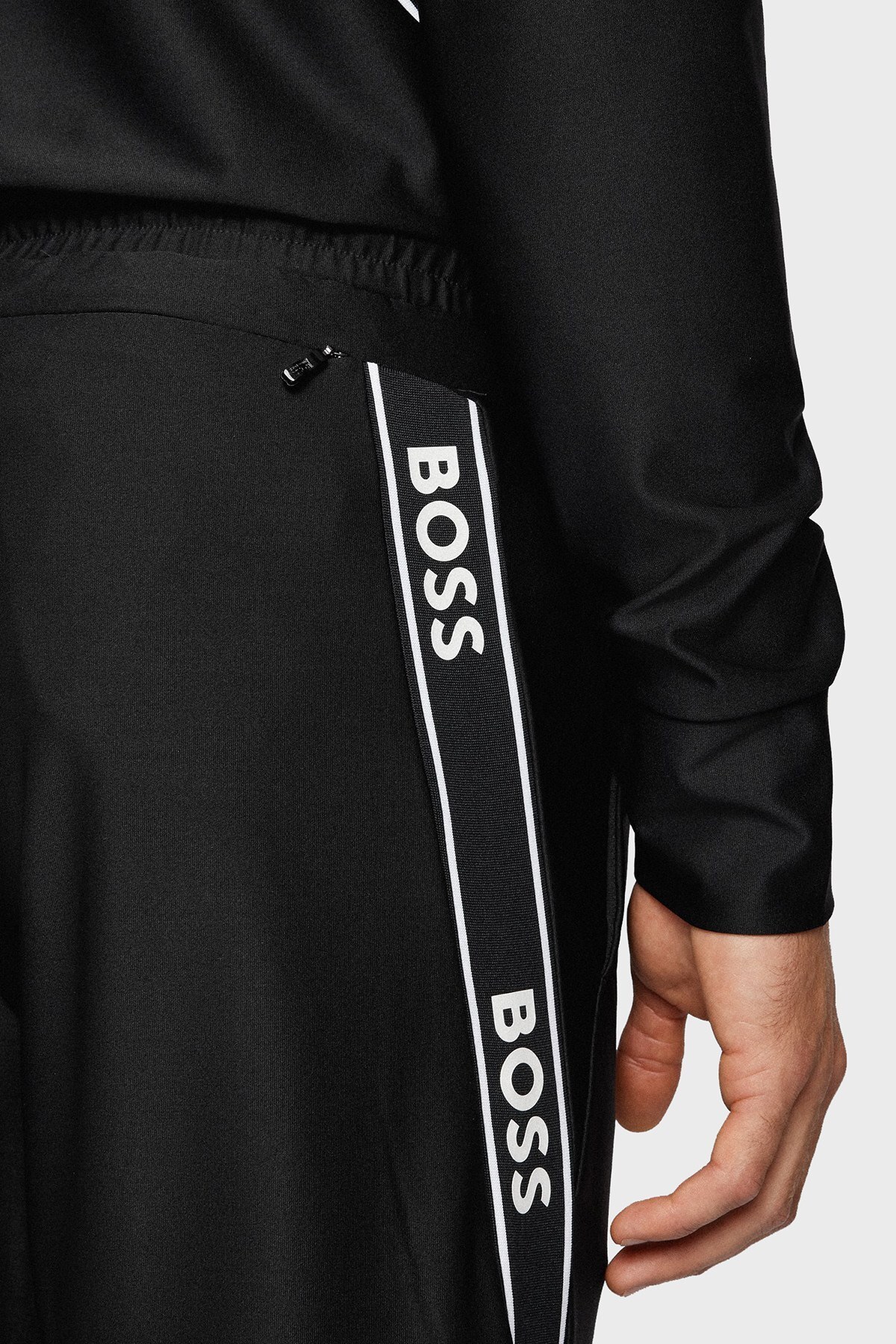 Boss Logo Detaylı Cepli Slim Fit Erkek Short 50463006 001 SİYAH