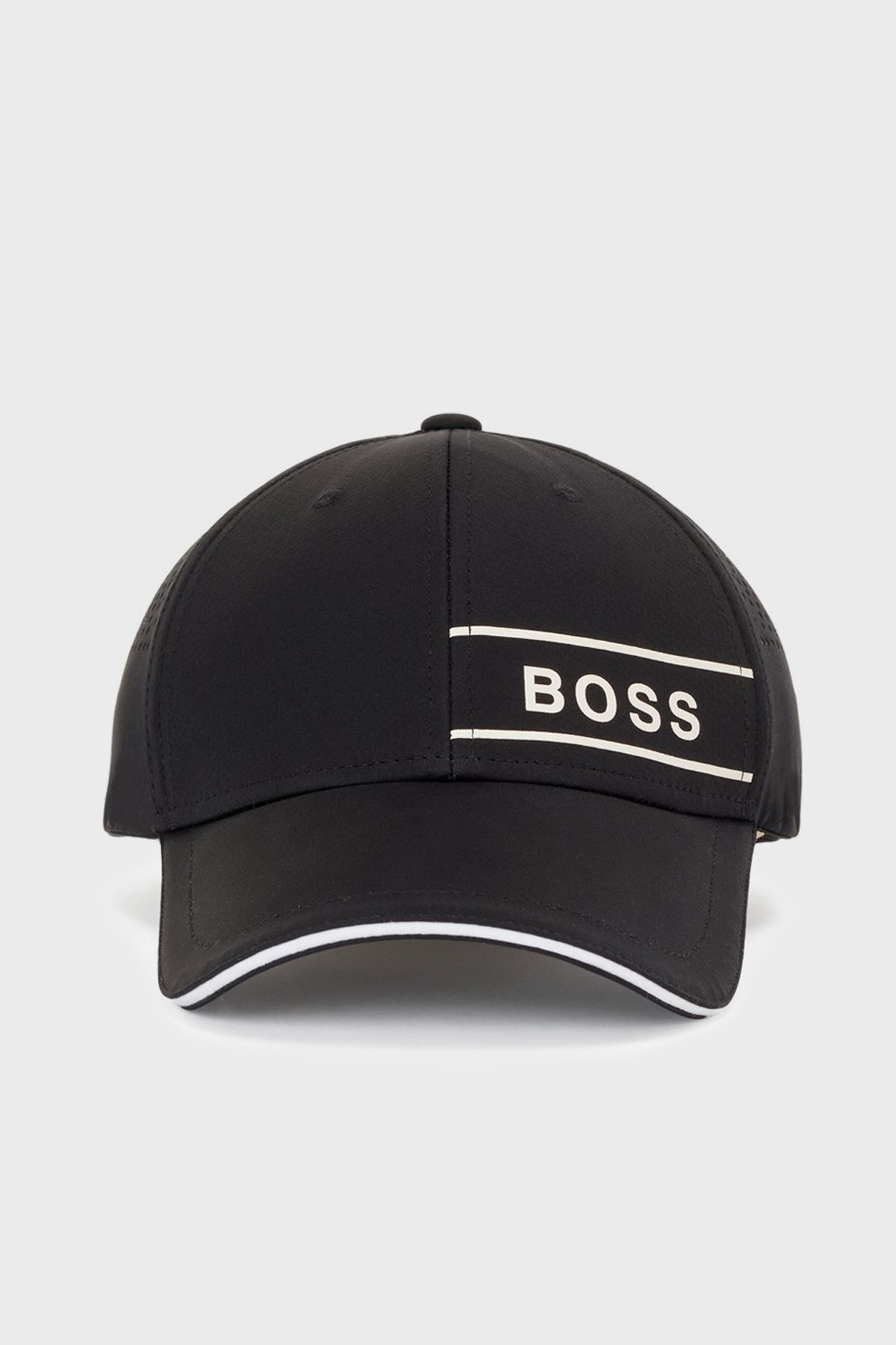 Boss Logo Detaylı Su Geçirmez Erkek Şapka 50462089 001 SİYAH
