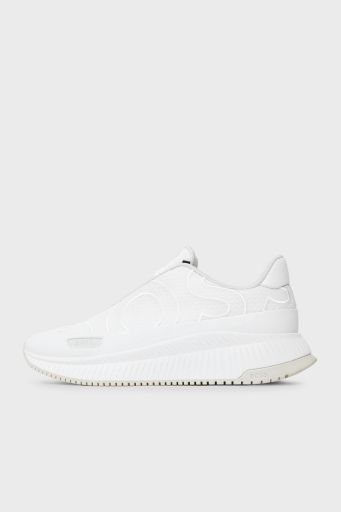 Boss Logo İşlemeli Kalın Tabanlı Sneaker Erkek Ayakkabı 50512657 100 BEYAZ - 8