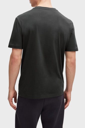 Boss Logolu % 100 Pamuk Regular Fit Bisiklet Yaka Erkek T Shirt 50512866 016 ANTRASİT - 3