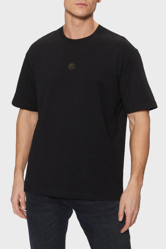 Boss Logolu % 100 Pamuk Regular Fit Bisiklet Yaka Erkek T Shirt 50535409 001 SİYAH - 1