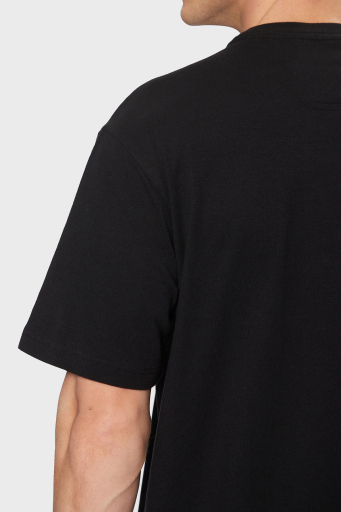 Boss Logolu % 100 Pamuk Regular Fit Bisiklet Yaka Erkek T Shirt 50535409 001 SİYAH - 4