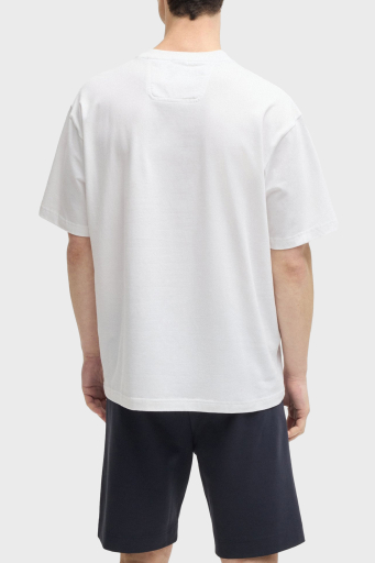 Boss Logolu % 100 Pamuk Regular Fit Bisiklet Yaka Erkek T Shirt 50535409 100 BEYAZ - 2
