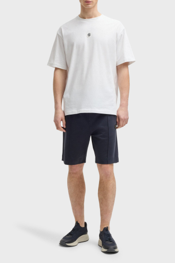 Boss Logolu % 100 Pamuk Regular Fit Bisiklet Yaka Erkek T Shirt 50535409 100 BEYAZ - 3