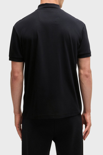Boss Logolu % 100 Pamuk Regular Fit Düğmeli Erkek Polo Yaka T Shirt 50533273 001 SİYAH - 2