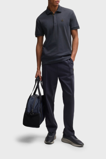Boss Logolu % 100 Pamuk Regular Fit Düğmeli Erkek Polo Yaka T Shirt 50533273 402 LACİVERT - 7