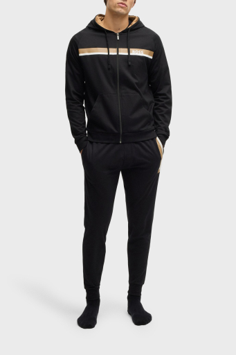 Boss Logolu % 100 Pamuk Regular Fit Ribanalı Paça Erkek Pantolon 50540654 001 SİYAH - 2