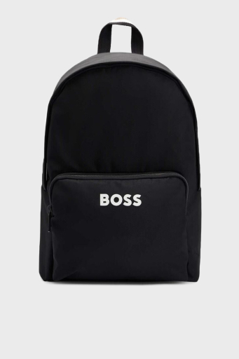 Boss Logolu Ayarlanabilir Çift Omuz Askılı Erkek Sırt Çantası 50511918 001 SİYAH - 5