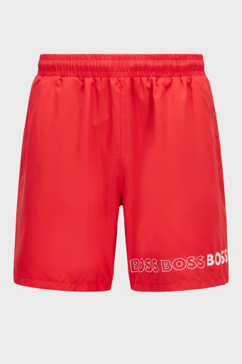 Boss Logolu Deniz Şortu Cepli 50469300 629 Erkek Mayo Short 50469300 629 KIRMIZI - 8