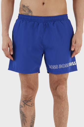 Boss Logolu Deniz Şortu Cepli Erkek Mayo Short 50469300 433 SAKS - 2