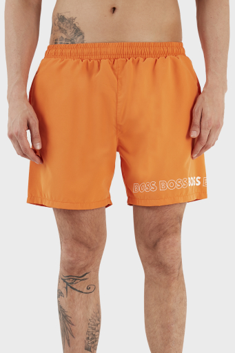 Boss Logolu Deniz Şortu Cepli Erkek Mayo Short 50469300 829 TURUNCU - 8