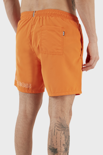 Boss Logolu Deniz Şortu Cepli Erkek Mayo Short 50469300 829 TURUNCU - 12