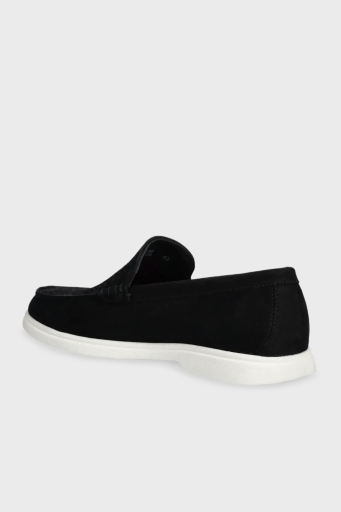 Boss Logolu Deri Loafer Erkek Ayakkabı 50541738 001 SİYAH - 3