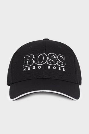 Boss - Boss Logolu Erkek Şapka S 50251244 001 SİYAH (1)