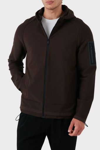 Boss Logolu Fermuarlı Relaxed Fit Erkek Mont 50517091 213 KAHVE - 9