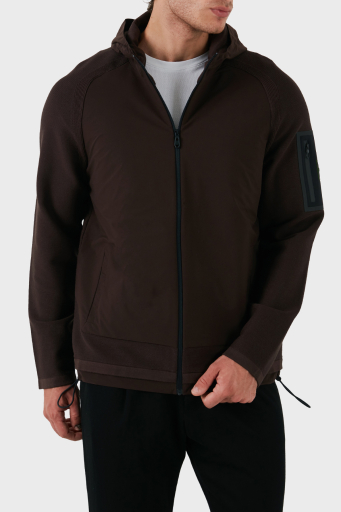 Boss Logolu Fermuarlı Relaxed Fit Erkek Mont 50517091 213 KAHVE - 14