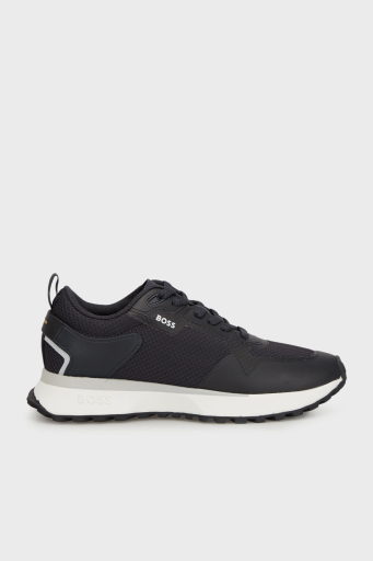 Boss Logolu File Detaylı Sneaker Erkek Ayakkabı 50513195 406 LACİVERT - 1