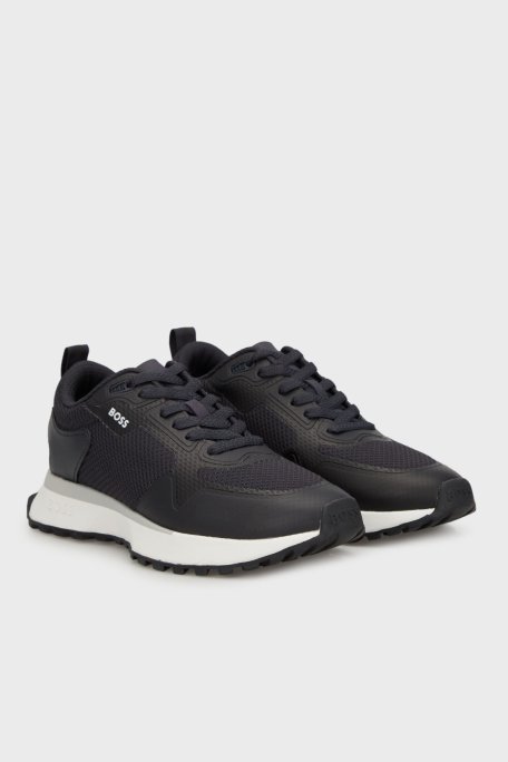 Boss Logolu File Detaylı Sneaker Erkek Ayakkabı 50513195 406 LACİVERT - 2