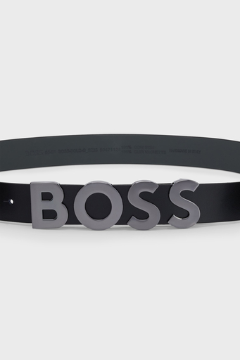 Boss Logolu Hakiki Deri Erkek Kemer 50471128 001 SİYAH - 5