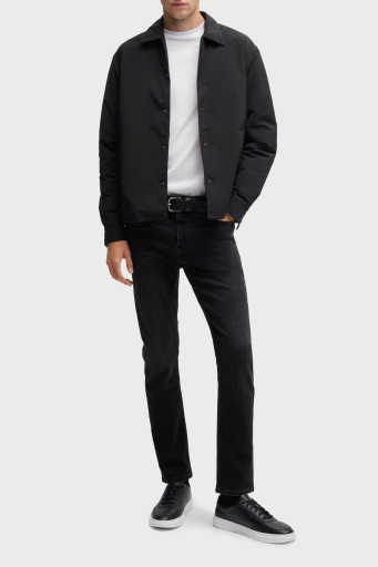 Boss Logolu Hakiki Deri Sneaker Erkek Ayakkabı 50536504 001 SİYAH - 2