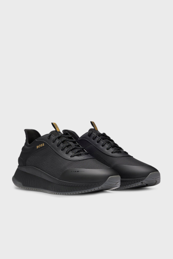 Boss Logolu Kalın Taban Sneaker Erkek Ayakkabı 50536488 005 SİYAH - 3