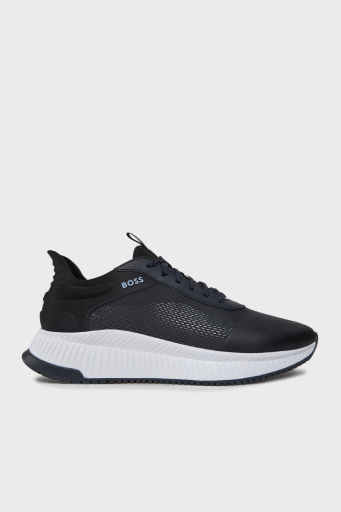Boss Logolu Kalın Taban Sneaker Erkek Ayakkabı 50536488 464 LACİVERT - 1