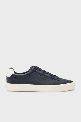 Boss Logolu Kalın Taban Sneaker Erkek Ayakkabı 50542114 401 LACİVERT - 1