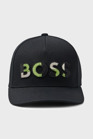 Boss - Boss Logolu Pamuklu Erkek Şapka 50471927 001 SİYAH