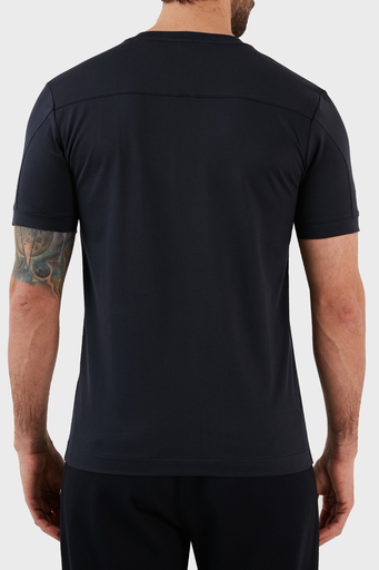 Boss Logolu Pamuklu Regular Fit Bisiklet Yaka Merserize Erkek T Shirt 50492425 404 LACİVERT - 5