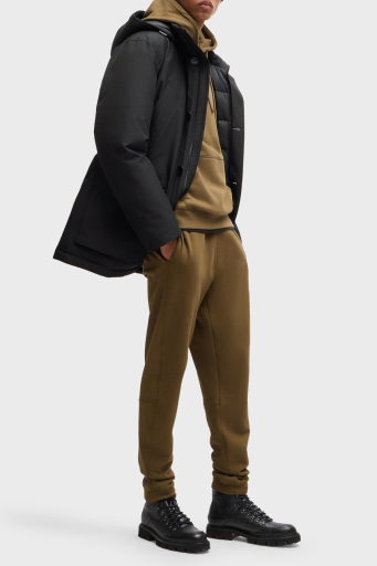 Boss Logolu Regular Fit Su İtici Kapüşonlu Erkek Mont 50499551 001 SİYAH - 8