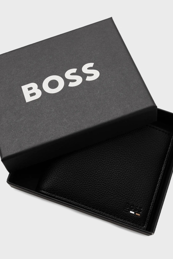 Boss Logolu Rfid Korumalı Erkek Cüzdan 50536479 001 SİYAH - 4