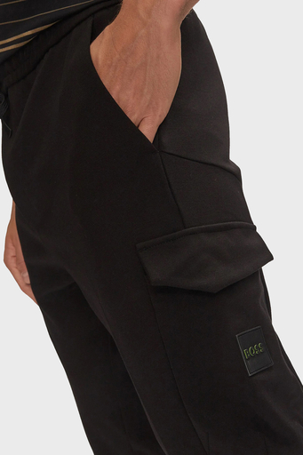 Boss Logolu Slim Fit Jogger Erkek Pantolon 50522626 001 SİYAH - 3
