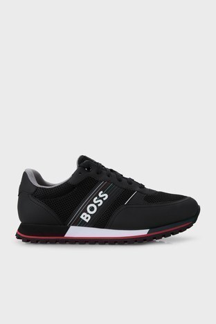 Boss - Boss Logolu Sneaker Erkek Ayakkabı 50474717 016 SİYAH