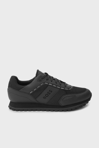 Boss Logolu Sneaker Erkek Ayakkabı 50485704 005 SİYAH - 1
