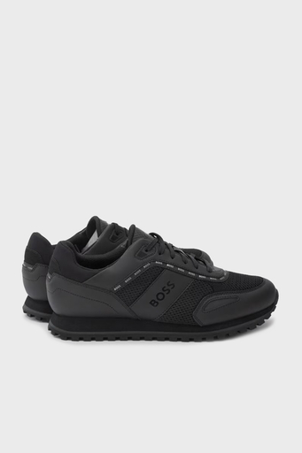Boss Logolu Sneaker Erkek Ayakkabı 50485704 005 SİYAH - 2