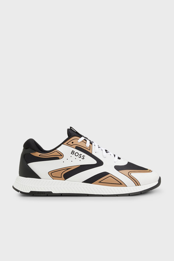Boss Logolu Sneaker Erkek Ayakkabı 50493215 280 BEYAZ-TABA - 1