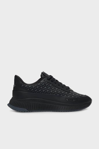 Boss Logolu Sneaker Erkek Ayakkabı 50517306 005 SİYAH - 1