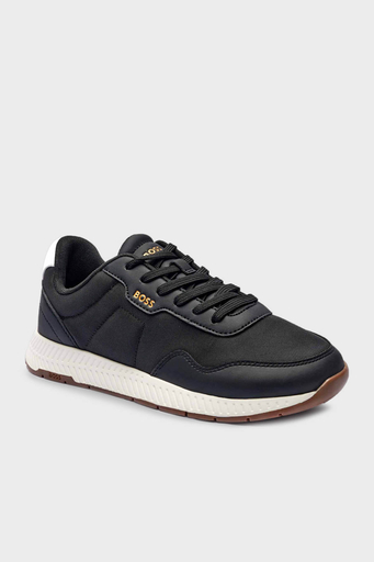 Boss Logolu Sneaker Erkek Ayakkabı 50536481 001 SİYAH - 1